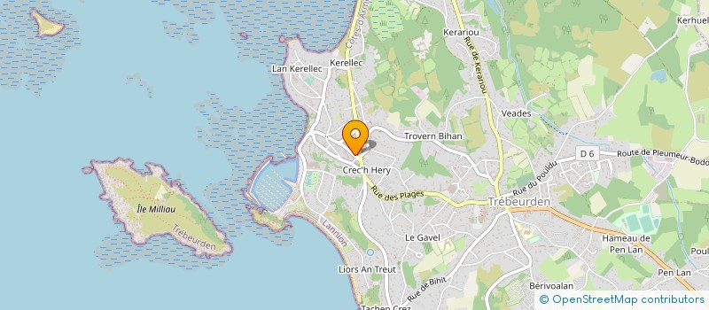 localisation de l'entreprise SARL TREBEURDEN IMMOBILIER à TREBEURDEN