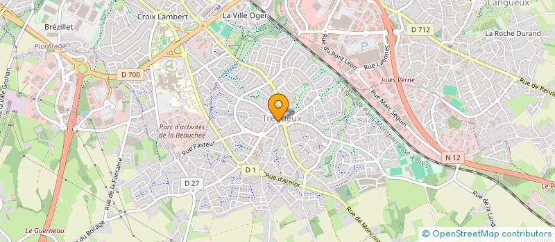 localisation de l'entreprise SARL TREBOUTA  TREGUEUX