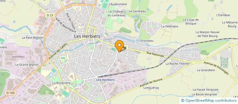 localisation de l'entreprise SARL TREILLARD à LES HERBIERS