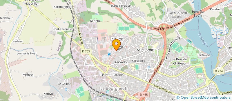 localisation de l'entreprise SARL TREIZ'OR à LORIENT