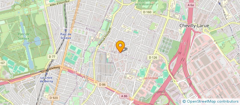 localisation de l'entreprise SARL TREMPLIN  L'HAY-LES-ROSES