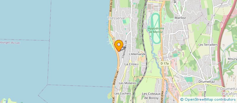 localisation de l'entreprise SARL TRESSERVE PLAGE  TRESSERVE