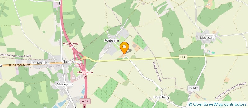 localisation de l'entreprise SARL TREUILLET à TRACY-SUR-LOIRE
