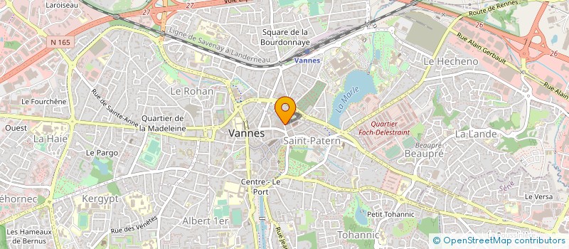 localisation de l'entreprise SARL TREZ à VANNES