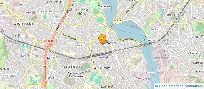 localisation de l'entreprise SARL TRIADE  LORIENT