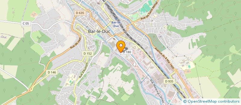 localisation de l'entreprise SARL TRICOTAGE INDUSTRIEL DE LA MEUSE à BAR-LE-DUC