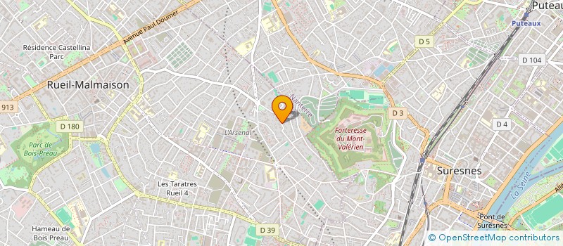 localisation de l'entreprise SARL TRIFORMAT à RUEIL-MALMAISON