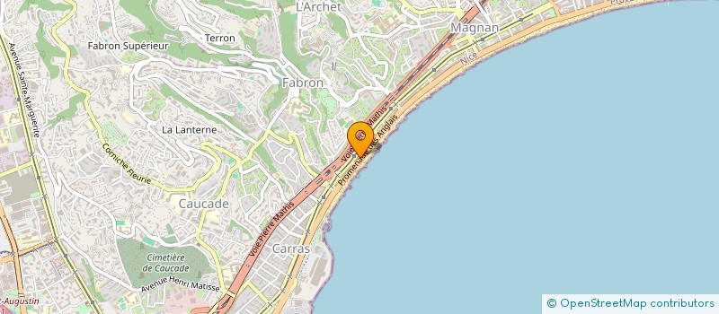 localisation de l'entreprise SARL TRIGOBA à NICE