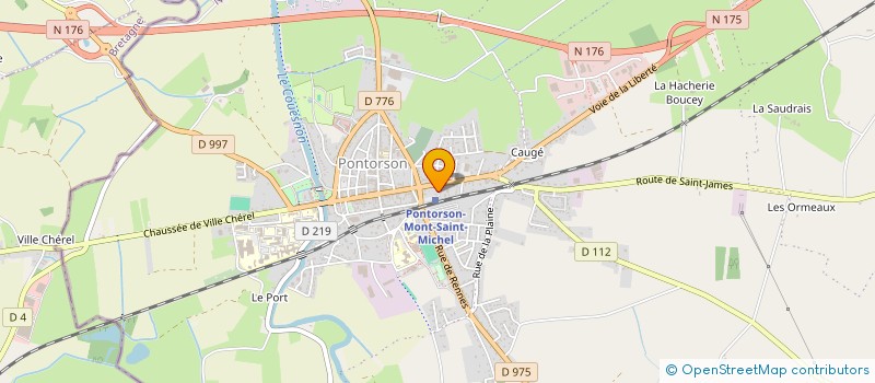 localisation de l'entreprise SARL TRIKES EVASION à PONTORSON