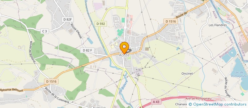 localisation de l'entreprise SARL TRILLAT RABILLOUD à AOSTE