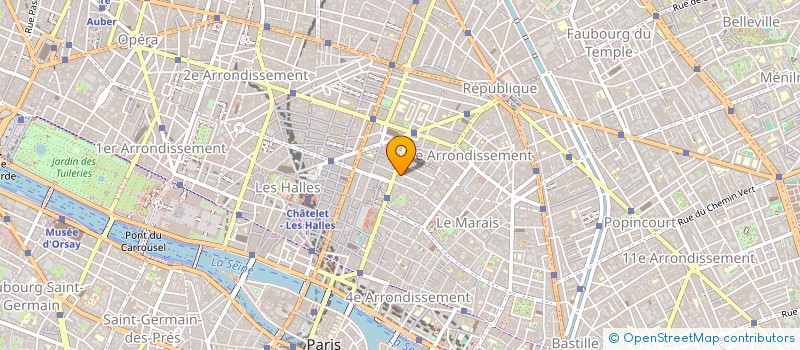 localisation de l'entreprise SARL TRILOGIE G  PARIS