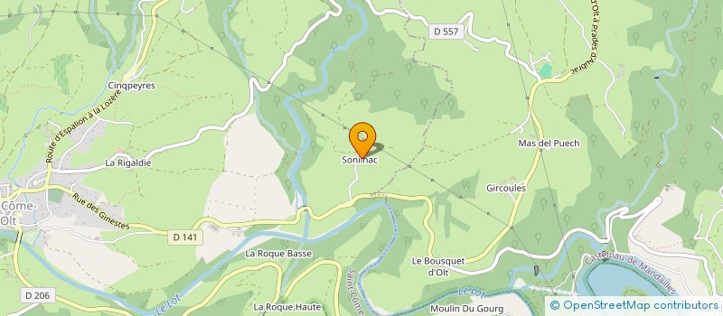 localisation de l'entreprise SARL TRINCO FRERES  SAINT-COME-D OLT