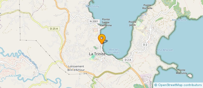 localisation de l'entreprise SARL TRINITA à LA TRINITE