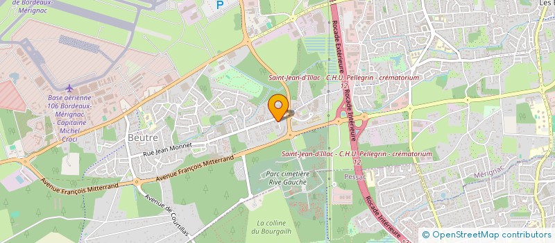 localisation de l'entreprise SARL TRIO-DECO  MERIGNAC