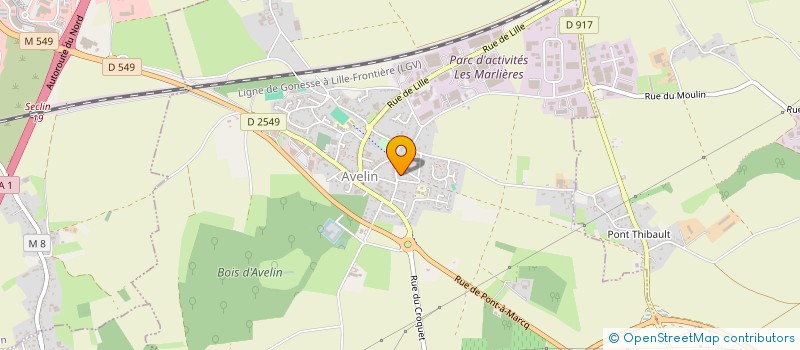 localisation de l'entreprise SARL TRIO TRADING à AVELIN