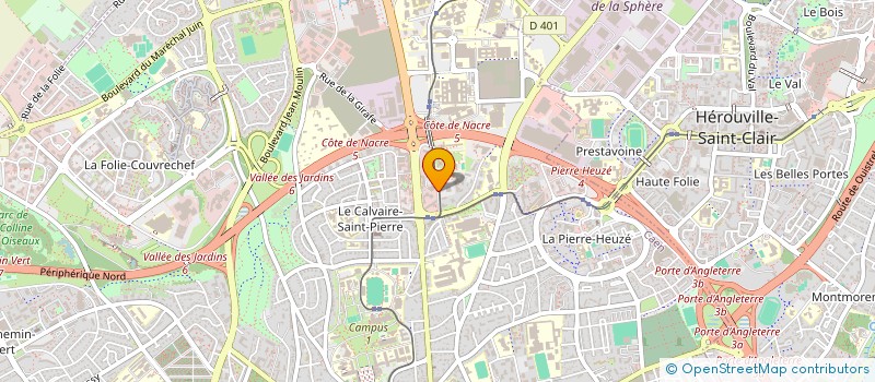 localisation de l'entreprise SARL TRIOR à CAEN