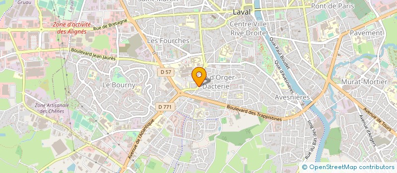 localisation de l'entreprise SARL TRIPON GARREAU à LAVAL