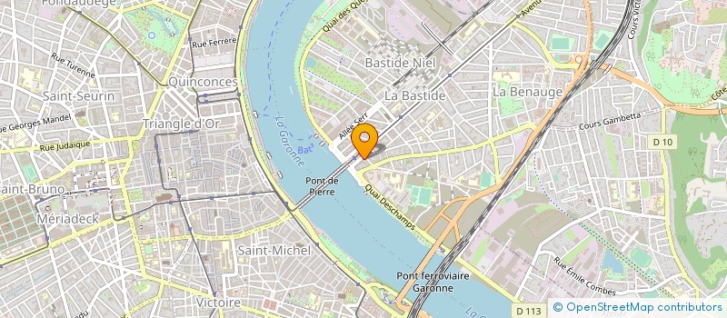 localisation de l'entreprise SARL TRISTAN à BORDEAUX