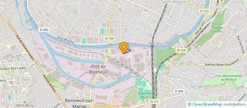 localisation de l'entreprise SARL TRIUMPH DISTRIBUTION à BONNEUIL-SUR-MARNE