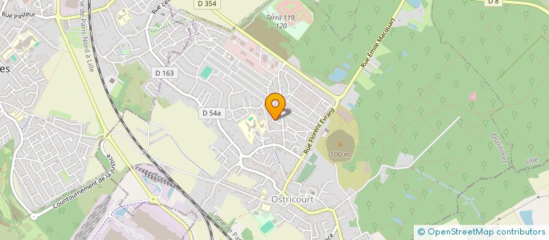 localisation de l'entreprise SARL TROIS  OSTRICOURT