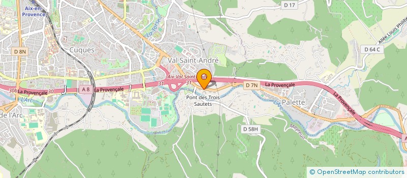 localisation de l'entreprise SARL TROIS SAUTETS à AIX-EN-PROVENCE