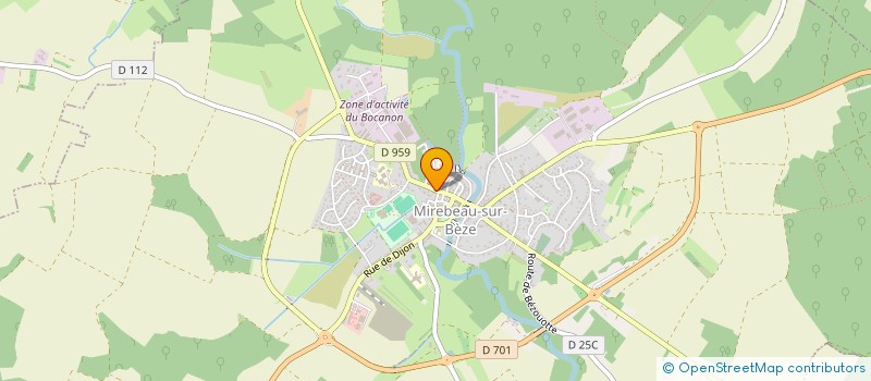 localisation de l'entreprise SARL TROPET  BEAUMONT-SUR-VINGEANNE