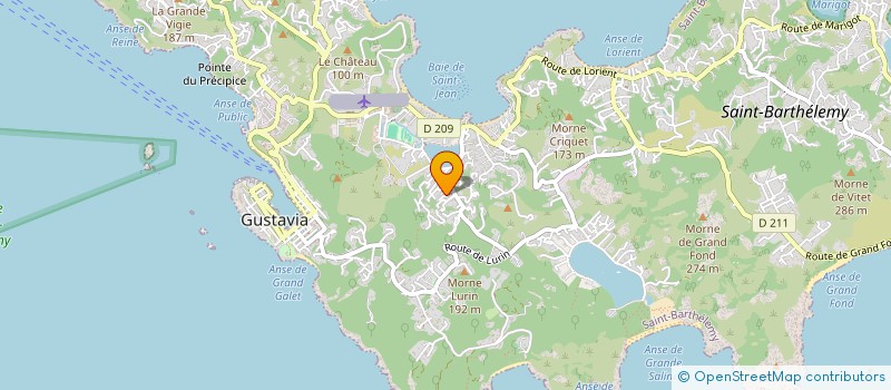 localisation de l'entreprise SARL TROPIC CAR à SAINT BARTHELEMY
