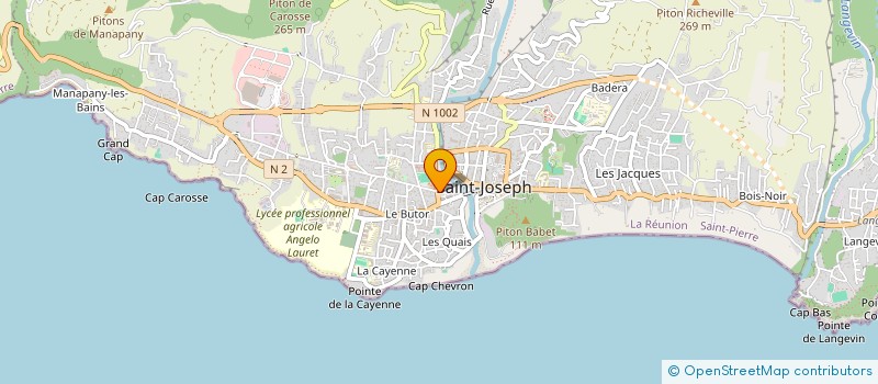 localisation de l'entreprise SARL TROPICAL à SAINT-JOSEPH