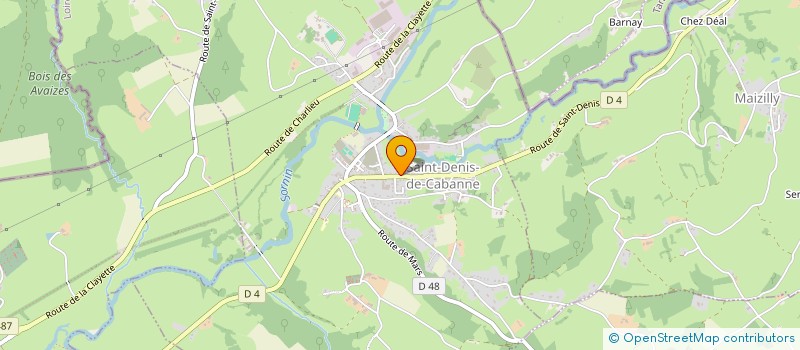 localisation de l'entreprise SARL TROUILLET à SAINT-DENIS-DE-CABANNE