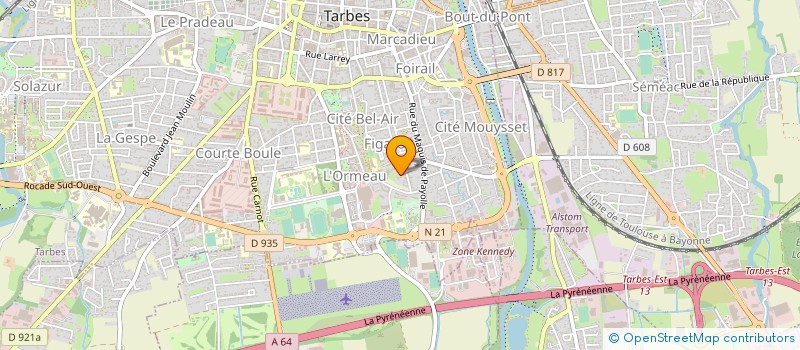 localisation de l'entreprise SARL TROUILLET  ODOS