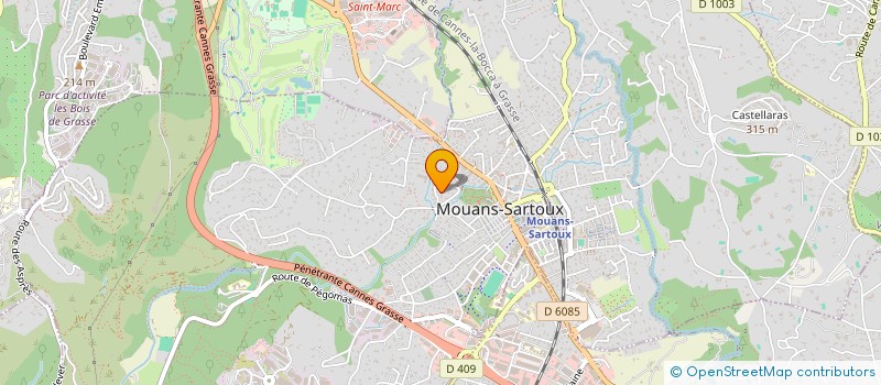 localisation de l'entreprise SARL TROVATO BATI SUD  MOUANS-SARTOUX