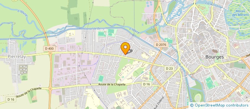 localisation de l'entreprise SARL TRS DU PRE DOULET  BOURGES