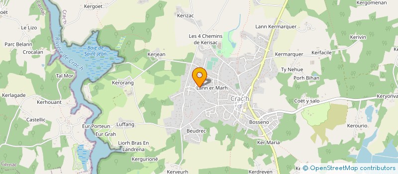 localisation de l'entreprise SARL TRYHAN à CRACH