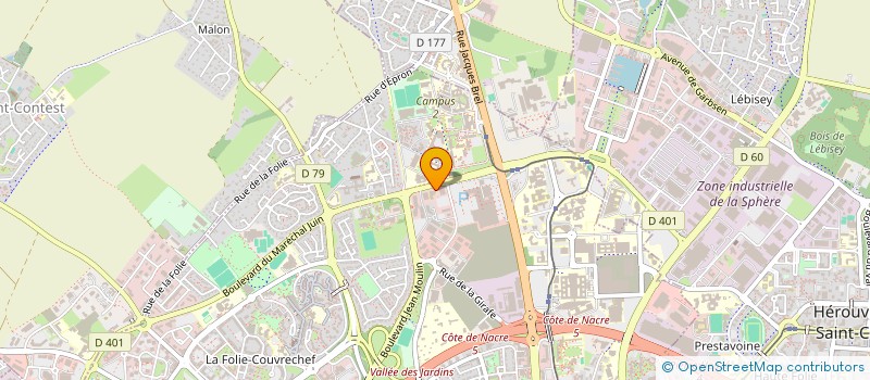 localisation de l'entreprise SARL TTB à CAEN