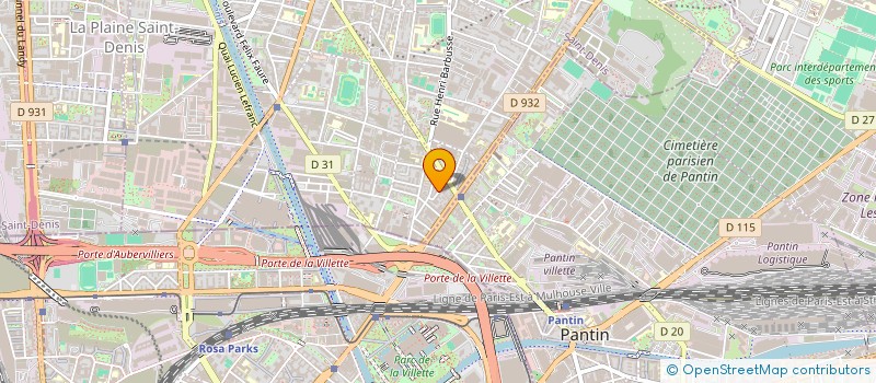 localisation de l'entreprise SARL TUBA à AUBERVILLIERS