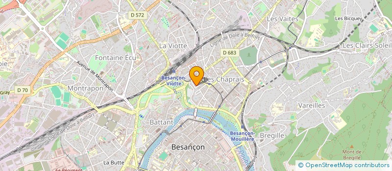 localisation de l'entreprise SARL TUBERO  BESANCON