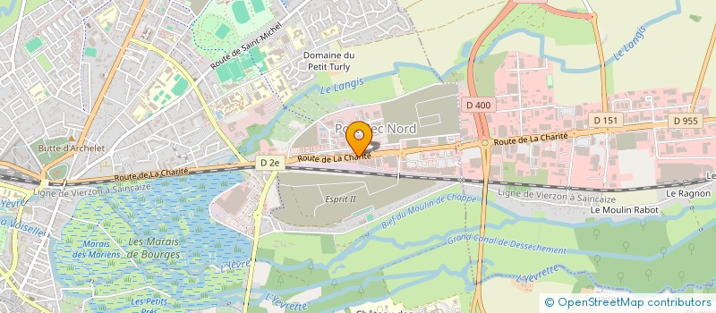 localisation de l'entreprise SARL TULIPE à BOURGES