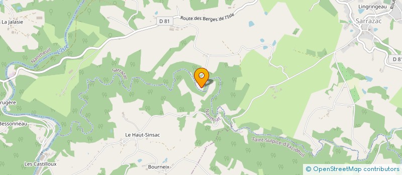 localisation de l'entreprise SARL TUPHILE MAXIME à THIVIERS