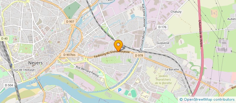 localisation de l'entreprise SARL TURBO CENTRE à NEVERS