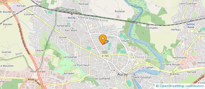 localisation de l'entreprise SARL TURGUT à AURAY