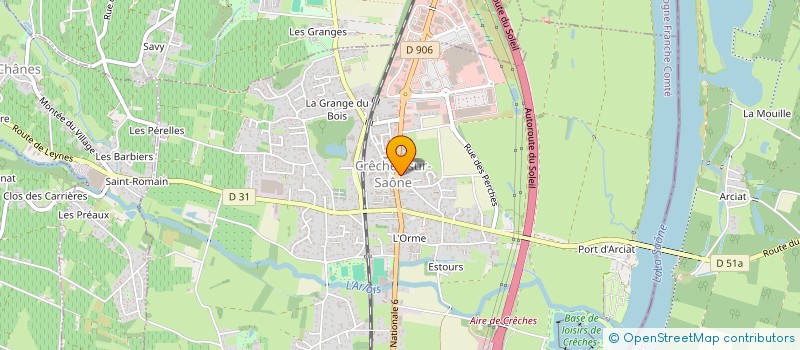 localisation de l'entreprise SARL TURKUAZ à CRECHES-SUR-SAONE