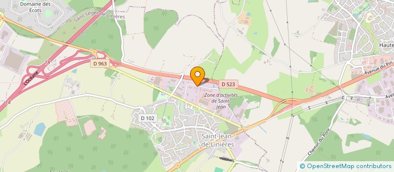 localisation de l'entreprise SARL TUSSEAU à SAINT-LEGER-DE-LINIERES