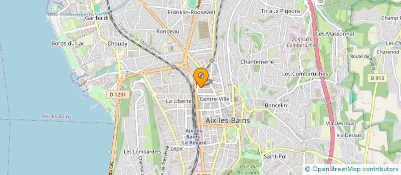 localisation de l'entreprise SARL TUTTI-FRUTTI à AIX-LES-BAINS