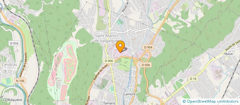 localisation de l'entreprise SARL TUYAUT CHAUDRON MECANIQ SALINDROISE  SAINT-MARTIN-DE-VALGALGUES