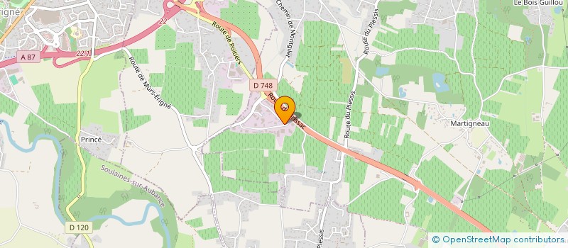localisation de l'entreprise SARL TUZELET à LES GARENNES SUR LOIRE