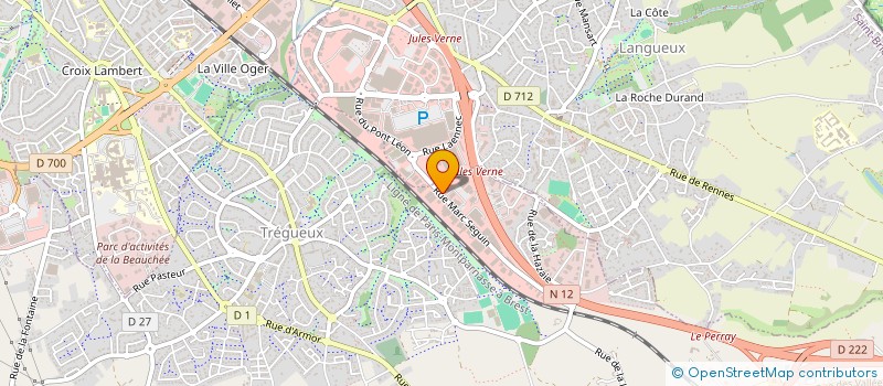 localisation de l'entreprise SARL TVB LOGISTIQUE à TREGUEUX