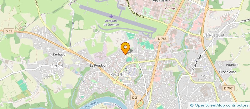 localisation de l'entreprise SARL TY BREIZ  LANNION