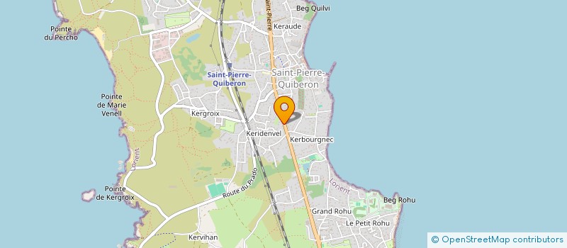 localisation de l'entreprise SARL TY BREIZ IZEL  SAINT-PIERRE-QUIBERON