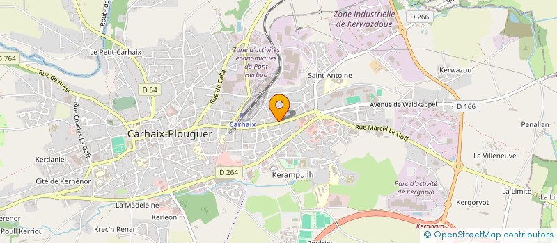 localisation de l'entreprise SARL TY FORN à CARHAIX-PLOUGUER