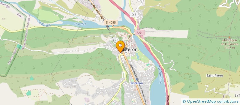 localisation de l'entreprise SARL TYA à SISTERON